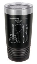 Cargar imagen en el visor de la galería, Gibson Semi hollow body Electric guitar - engraved Tumbler - insulated stainless steel travel mug
