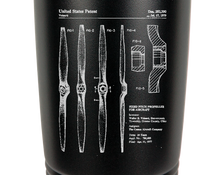 Charger l&#39;image dans la galerie, Cessna Fixed pitch PROP propeller - engraved Tumbler - insulated stainless steel travel mug
