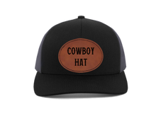 Load image into Gallery viewer, Leather Patch hat -  DESIGN YOUR OWN -Custom - Personalized
