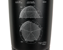 Charger l&#39;image dans la galerie, Disney World EPCOT Spaceship Earth Patent drawing - engraved Tumbler - insulated stainless steel travel mug
