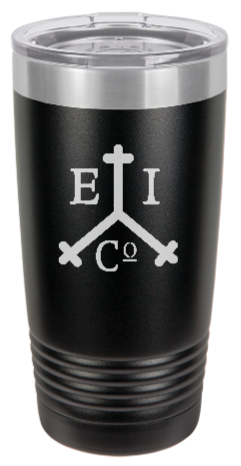 Dutch east india company Logo - engraved Tumbler - insulated stainless steel travel mug