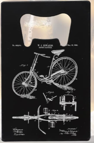 Edwards Bicycle 1890 - Bottle Opener - Metal