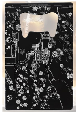 frank lloyd wright falling water house - Bottle Opener - Metal