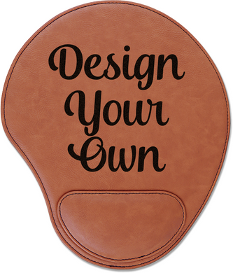 Leather Mouse Pad - DESIGN YOUR OWN - Custom - Personalized