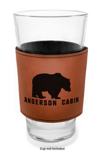 Cargar imagen en el visor de la galería, Leather reusable Coffee mug sleeve - DESIGN YOUR OWN - Custom - Personalized

