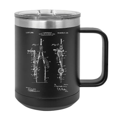 Geometry Metal Compass technical drawing instrument - MUG - engraved Insulated Stainless steel