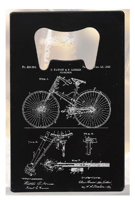 Velocipede Bicycle Hanson Lobben 1800s- Bottle Opener - Metal