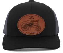 Cargar imagen en el visor de la galería, John Deere Vintage Patent - Hat - engraved Leather Patch
