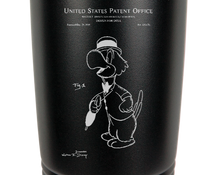 Load image into Gallery viewer, Jose Carioca parrot Patent drawing - engraved Tumbler - insulated stainless steel travel mug
