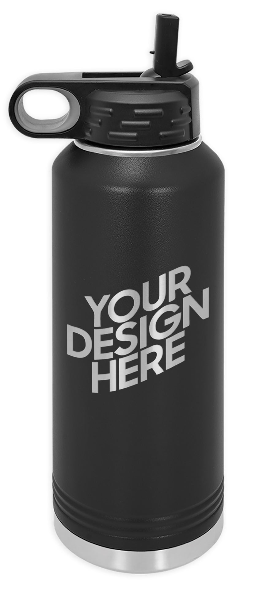 Custom Engraved Water Bottle 32 oz - DESIGN YOUR OWN - Custom - Personalized
