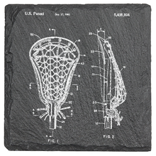 Load image into Gallery viewer, lacrosse - Laser engraved fine Slate Coaster
