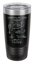 Charger l&#39;image dans la galerie, Blackhawk Military helicopter - engraved Tumbler - insulated stainless steel travel mug.
