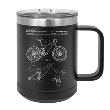 Load image into Gallery viewer, Mountain Bike design - MUG - engraved Insulated Stainless steel
