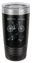 Charger l&#39;image dans la galerie, Mountain Bike- engraved Tumbler - insulated stainless steel travel mug
