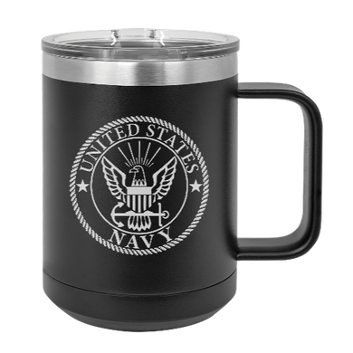 US NAVY - MUG - engraved Insulated Stainless steel