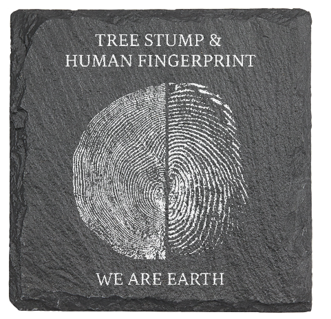Tree Rings and FingerPrint - NATURE - Laser engraved fine... – JTM VINTAGE