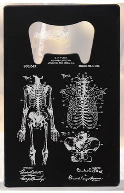 Skeleton Display - Bottle Opener - Metal