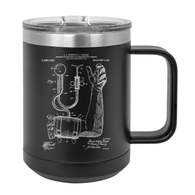 NURSE - Blood Pressure Cuff - MUG - engraved Insulated Stainless steel