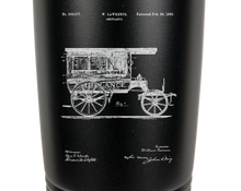 Load image into Gallery viewer, Horse Drawn Ambulance Medical History - engraved Tumbler - insulated stainless steel travel mug

