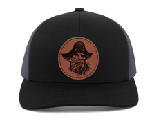 Load image into Gallery viewer, Pirate Black beard  - engraved Leather Patch hat
