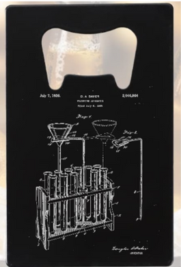 Scientific Chemistry filtering apparatus engraved - Bottle Opener - Metal
