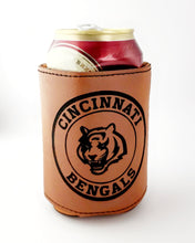 Load image into Gallery viewer, Leather beverage can Holder - DESIGN YOUR OWN -Custom - Personalized
