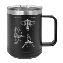 Charger l&#39;image dans la galerie, Star Wars Imperial army Shuttle - MUG - engraved Insulated Stainless steel
