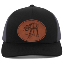 Cargar imagen en el visor de la galería, AT-AT walker HAT - Leather Patch hat
