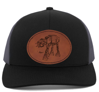 AT-AT walker HAT - Leather Patch hat