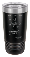 Charger l&#39;image dans la galerie, W. E. DISNEY ART OF ANIMATION multiplane camera patent drawing - engraved Tumbler - insulated stainless steel travel mug

