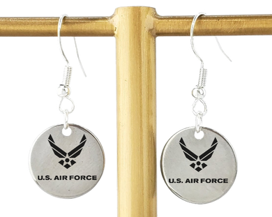 USAF - United States Air Force  charm pendant Earrings