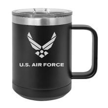 Cargar imagen en el visor de la galería, USAF United States Air Force - MUG - engraved Insulated Stainless steel
