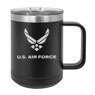 USAF United States Air Force - MUG - engraved Insulated Stainless steel