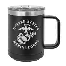 Cargar imagen en el visor de la galería, USMC United States Marine Corps  - MUG - engraved Insulated Stainless steel
