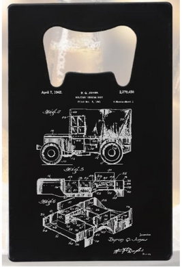 JEEP patent - Bottle Opener - Metal