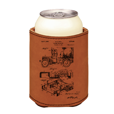JEEP patent drawing - engraved leather beverage holder