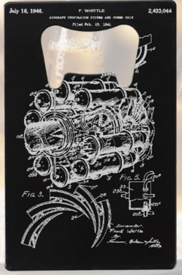 Whittle Jet Engine - Bottle Opener - Metal