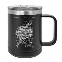 Load image into Gallery viewer, Whittle Jet Engine - MUG - engraved Insulated Stainless steel
