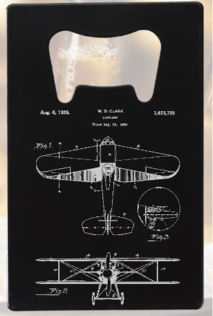 Bi-Plane 1920s  - Bottle Opener - Metal
