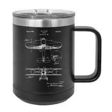 Load image into Gallery viewer, Bi-Plane 1920s - MUG - engraved Insulated Stainless steel
