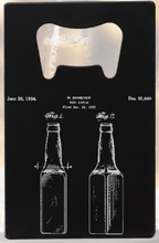 Charger l&#39;image dans la galerie, Beer brewing bottle patent drawing - Bottle Opener - Metal
