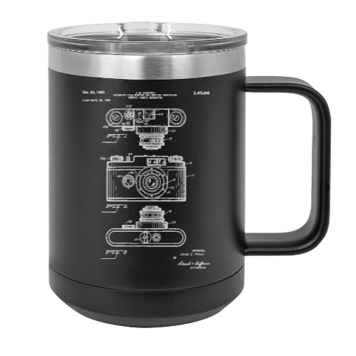 Photography Camera - MUG - engraved Insulated Stainless steel