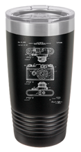 Charger l&#39;image dans la galerie, Photography Camera  - engraved Tumbler - insulated stainless steel travel mug
