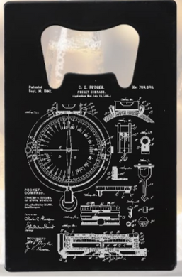navigation Compass - Bottle Opener - Metal