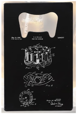 Poker Chip Holder Dispenser - Bottle Opener - Metal