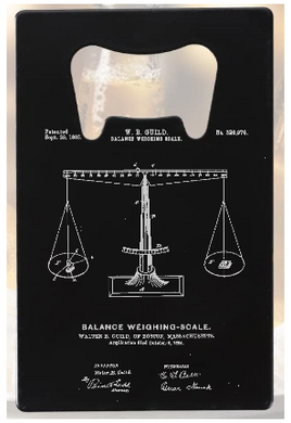 Law and Order The Scales of Justice - Bottle Opener - Metal