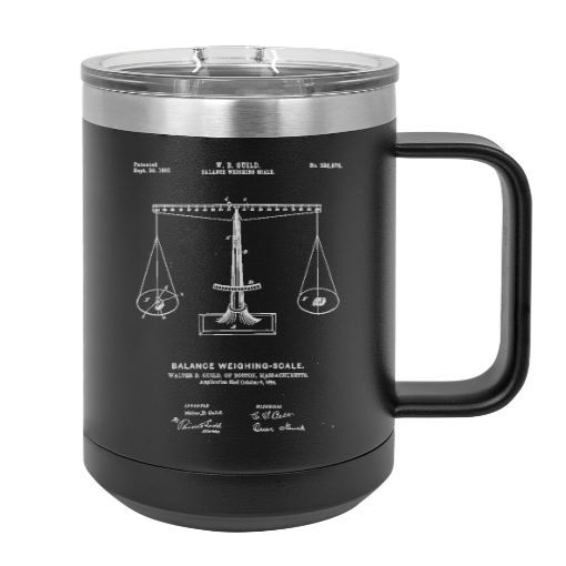 Scales of justice - MUG - engraved Insulated Stainless steel