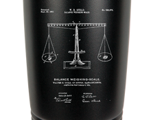 Charger l&#39;image dans la galerie, Scales of justice - engraved Tumbler - insulated stainless steel travel mug
