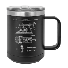 Load image into Gallery viewer, Oil Rig Oil pumping well - MUG - engraved Insulated Stainless steel
