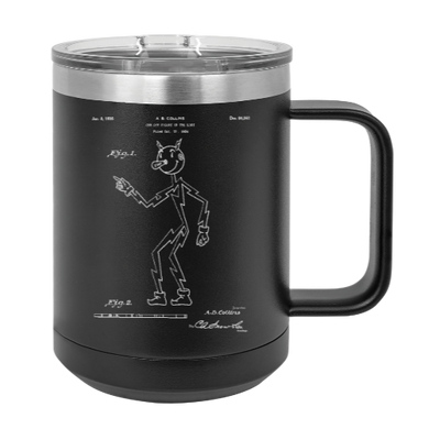 Reddy Kilowatt Electric man - Electrical Engineer - MUG - engraved Insulated Stainless steel
